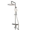 Душевая стойка Dorff Prime D0740000 настенная цвет белый/хром