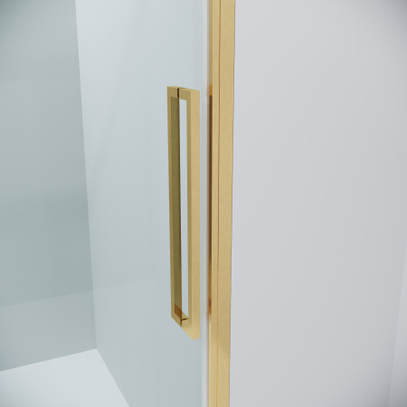 Душевая перегородка Grossman Cosmo 200.K33.02.70.32.00 70х195 стекло прозрачное профиль золото глянцевое