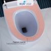 Унитаз приставной RGW 63420130-01 белый с сиденьем микролифт безободковый смыв торнадо
