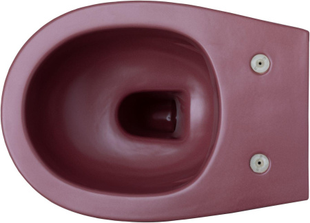 Чаша унитаза подвесная Allen Brau Fantasy 4.11004.BD цвет красный без сиденья безободковая каскадный смыв