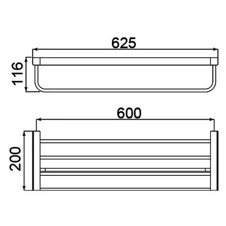 Полка Timo Selene 14058/03