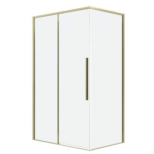 Душевой уголок Grossman Galaxy 120.K33.01.1410.32.00 140х100 стекло прозрачное профиль золото без поддона