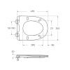 Унитаз напольный с бачком BelBagno LOUNGE BB045CPR/BB045/051SC белый с сиденьем микролифт безободковый каскадный смыв