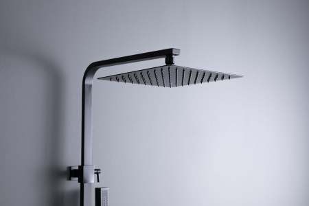 Душевая стойка Allen Brau Infinity 5.21029-31 настенная цвет черный