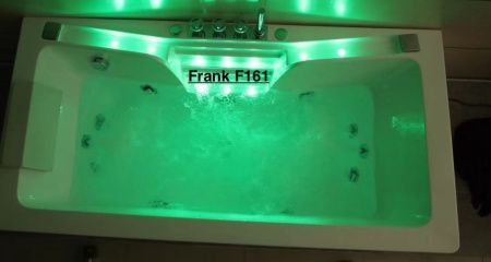 Ванна акриловая Frank 201099898 170х85 пристенная прямоугольная с каркасом