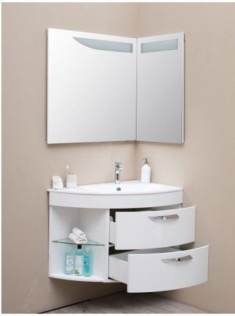 Зеркало с подсветкой De Aqua Трио Люкс 184504 90х90 подвесное