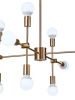 Люстра на штанге Natali Kovaltseva Loft Lux (Лофт Лукс) LOFT LUX 75130/8C GOLD
