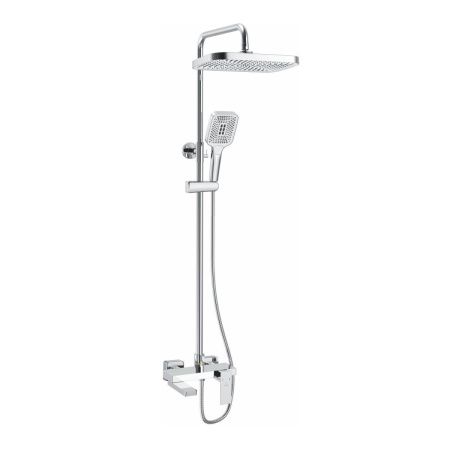 Душевая стойка Rose R1836 настенная цвет хром