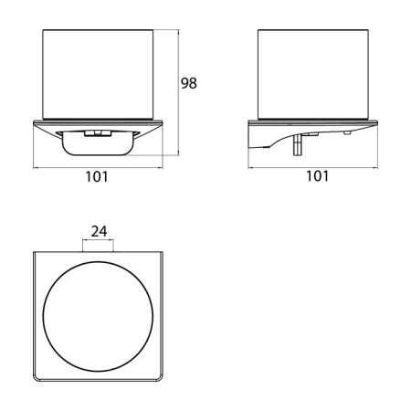 Дозатор Emco Art 1621 001 02