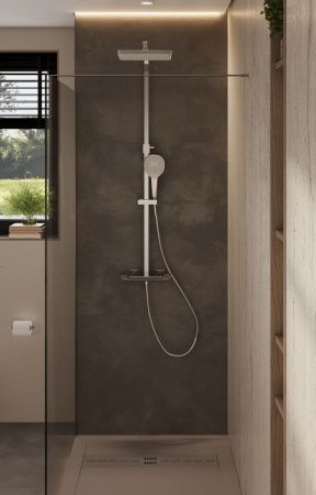 Душевой поддон из искусственного камня Allen Brau Infinity 8.21003-CGM 120х90 зеленый без каркаса