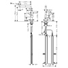 Смеситель для кухни Hansgrohe Talis M54 72809800 на мойку вороненая сталь