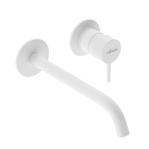Смеситель Cezares LEAF LEAF-BLI2-20-L-BIO встраиваемый белый матовый - фото 2
