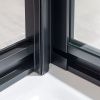 Душевой уголок Vincea Stile VSS-2ST9090CLB-L 90х90 стекло прозрачное профиль черный без поддона