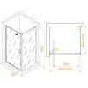 Душевой уголок RGW Stilvoll 703214509-11 100х90 стекло прозрачное профиль хром без поддона