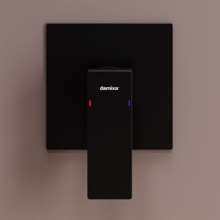 Смеситель для душа Damixa Gala 537500300 встраиваемый в стену черный