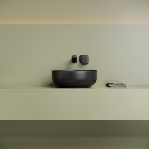 Раковина Ceramica Nova TAYCAN 38 см CN12003MB накладная цвет черный матовый - фото 5