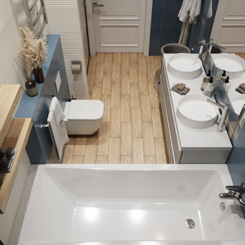 Ванна акриловая Lavinia Boho One 37010040 140х70 встраиваемая прямоугольная без каркаса - фото 4 Ванна акриловая Lavinia Boho One 37010040 140х70 встраиваемая прямоугольная без каркаса - фото 4