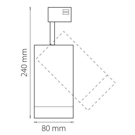Трековый светодиодный светильник Lightstar Canno Led (Цанно Лед) 303272