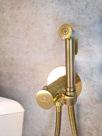 Гигиенический душ со смесителем AltroBagno BM AltroBagnoOggetto060403BG золото