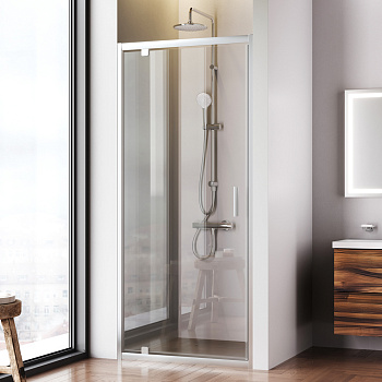 Душевая дверь Am.Pm Gem W90G-90-1P-MT 90х195 стекло прозрачное профиль хром матовый