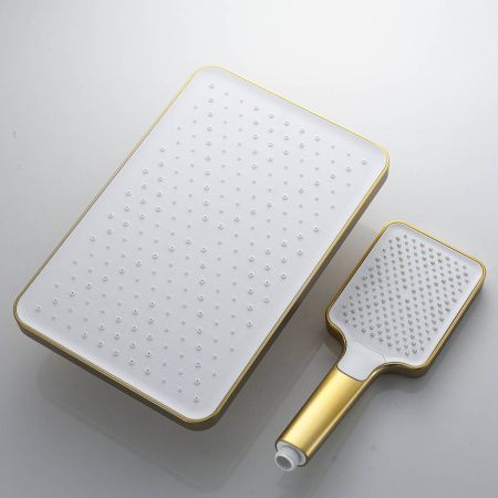 Душевая система Shevanik S9935G встраиваемая в стену цвет золото