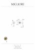 Смеситель для душа Migliore OXFORD 19137 встраиваемый в стену хром