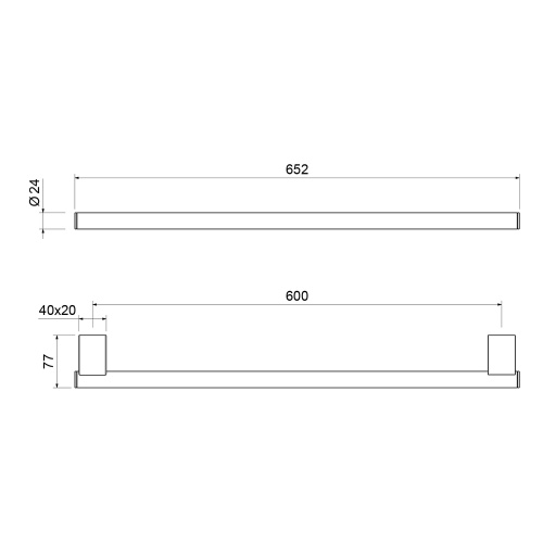 Полотенцедержатель Timo Luiro 18553/00 - фото 2 Полотенцедержатель Timo Luiro 18553/00 - фото 2