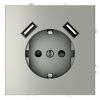 Розетка с USB, А+А VOLTUM S70 VLS040405