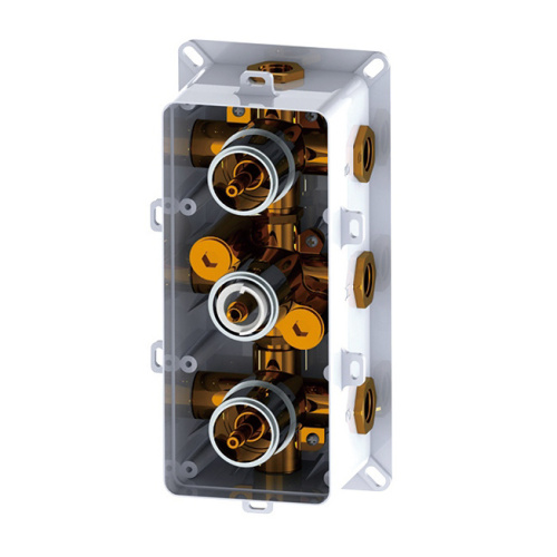 Смеситель для душа RGW Shower Panels (Шоувер панелс) 21140541-11 встраиваемый в стену хром с термостатом - фото 3