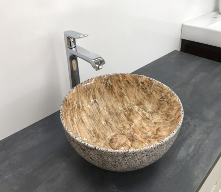 Раковина из санфаянса CeramaLux 488 32х32 накладная цвет многоцветный