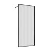 Душевая перегородка Vincea Walk in HP Art VSW-1HP900FLB 90х200 стекло рифленое профиль черный
