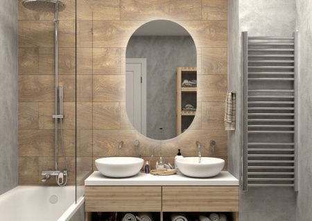 Зеркало Continent Fleur ЗЛП595 70х110 подвесное