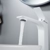 Смеситель для раковины Shevanik S6111C на столешницу белый