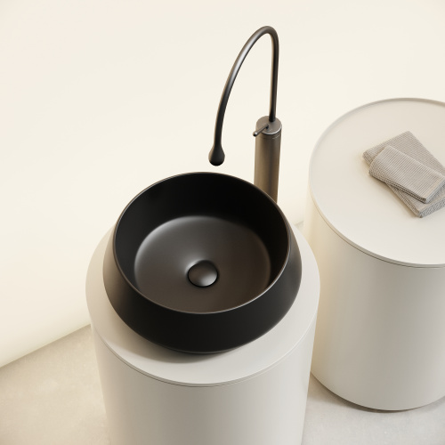 Раковина Ceramica Nova MAYA 40 см CN12004MB накладная цвет черный матовый - фото 4