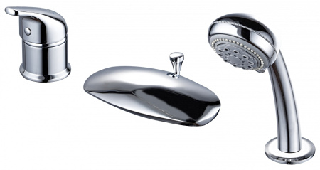 Смеситель Aquanet Practic AF111-63B на борт ванны хром без термостата