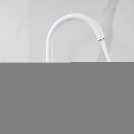 Смеситель для кухни Shevanik S128C на мойку белый