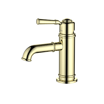 Смеситель Aquatek КЛАССИК AQ1510PG на раковину золото без термостата