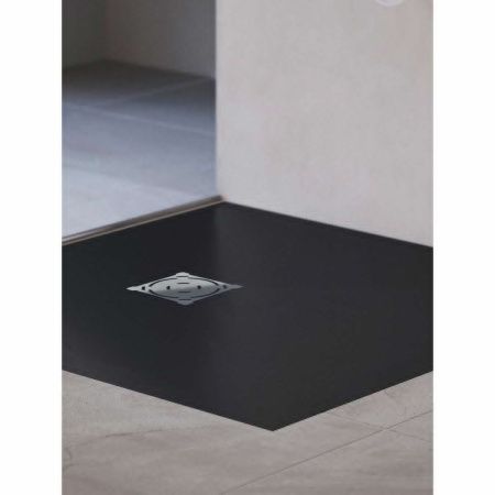 Душевой поддон из искусственного камня RGW Stone Tray 16152100-02 100х100 серый без ножек