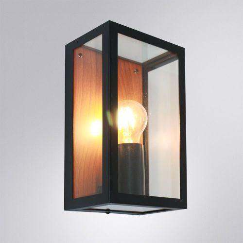Уличный настенный светильник Arte Lamp BELFAST (БЕЛФАСТ) A4569AL-1BR - фото 2