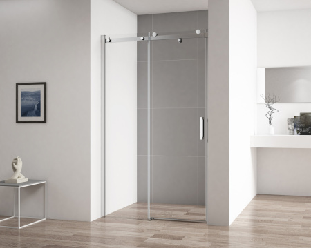 Душевая дверь Cezares STYLUS-SOFT STYLUS-SOFT-BF-1-130-C-Cr 130х195 стекло прозрачное профиль хром глянцевый