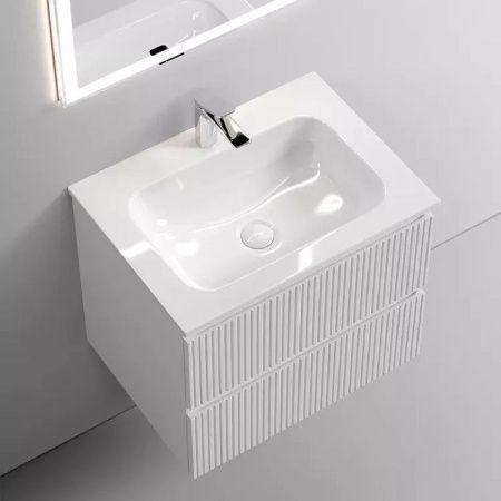 Тумба под раковину Sancos SNOB T SNT60W 60х40 подвесная цвет белый