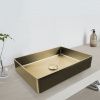 Раковина из нержавеющей стали AltroBagno Astro AltroBagnoAstro001017OrSp 50х40 накладная цвет золото