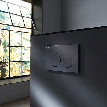 Клавиша смыва механическая Am.Pm PrimeFit L I090138 цвет черный Клавиша смыва механическая Am.Pm PrimeFit L I090138 цвет черный