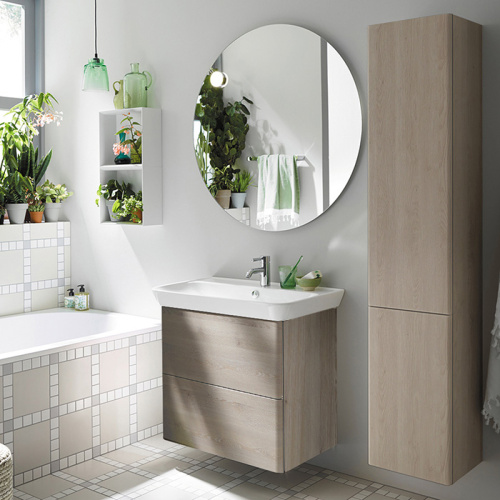 Тумба с раковиной Burgbad Iveo SFEN080F2834G0161C0001*1 80х49х72 подвесная
