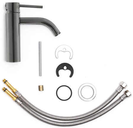 Смеситель Paffoni Light LIG071NKN на раковину никель