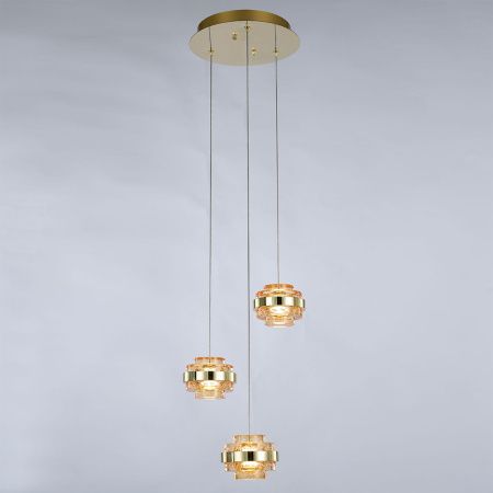 Светильник подвесной Delight Collection Indiana (Индиана) MD22030002-3A gold/champagne