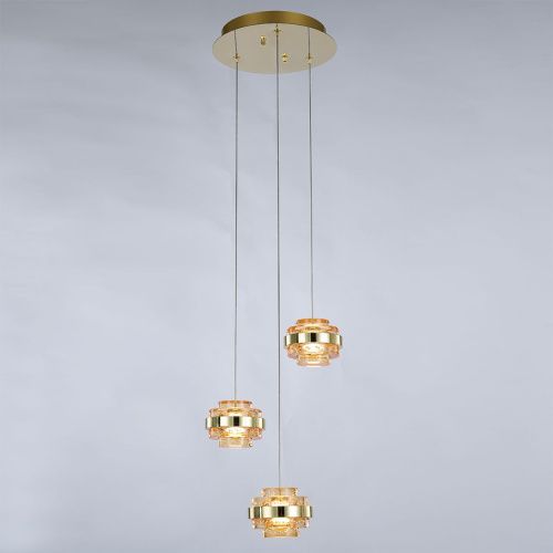 Светильник подвесной Delight Collection Indiana (Индиана) MD22030002-3A gold/champagne - фото 2