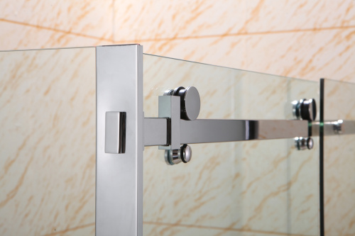 Душевой уголок Royal Bath RB8012B RB8012B-L 120х80 стекло прозрачное профиль хром глянцевый - фото 2