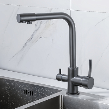 Смеситель для кухни BOCH MANN LAURA GR BM10425 на мойку серый