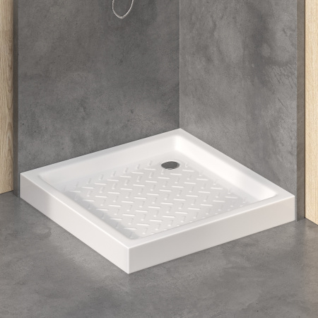 Душевой поддон RGW CER 19170188-01 80х80 керамика белый